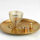 thumbnail image 4 of 4Pcs Burner Incense Holder for Incense Sticks/Coil Incense/Incense Cones Brass Ash Catcher for Meditation Yoga Room, 4 of 4