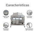 thumbnail image 3 of Cuna Colecho para Bebe Tipo Corral con Mecedora 5 Niveles de Altura Ajustables Baby Gaon  BCZN02, 3 of 9