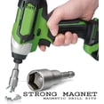 thumbnail image 4 of | 8pc 1/4" Hex Magnetic Nut Driver Set, Nut Driver Set, Magnetic Connector Nut Drivers Bits, Sizes From 6mm To 13mm, Electric Screwdriver And Socket W, 4 of 5