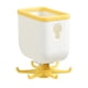 thumbnail image 3 of Ounissouiy Gancho de cocina giratorio montado en la pared soporte para cuchara estante de almacenamiento de baño de plástico estante de Almacenamiento y organización del hogar blanco amarillo, 3 of 6