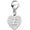 intial E, variant on Initial Letter A-Z Alphabet Heart Charms for Jewelry Bracelet Keychain Necklace Initial Stainless steel Clasp Clip on Charm[x6280]