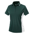 thumbnail image 2 of Charles River Apparel 2810 Women's Color Blocked Wicking Polo-Forest/White-S, 2 of 2