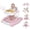 Pastel Pink Stripe, variant on PRVAETU 5 in 1 Baby Walker (Walk,Jumper,Rocking,Push,Eating Mode) for Boys Girls,Foldable,Music & Light,Height Adjustable,Wheel for Infant Babies,Blackstar