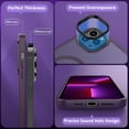 thumbnail image 6 of Case for iPhone 13 Pro 6.1 inch-Compatible with MagSafe &  Car Phone Mount,TPU Thin Phone Cases Cover Protective Shockproof Anti-Fingerprint(Dark Purple), 6 of 16
