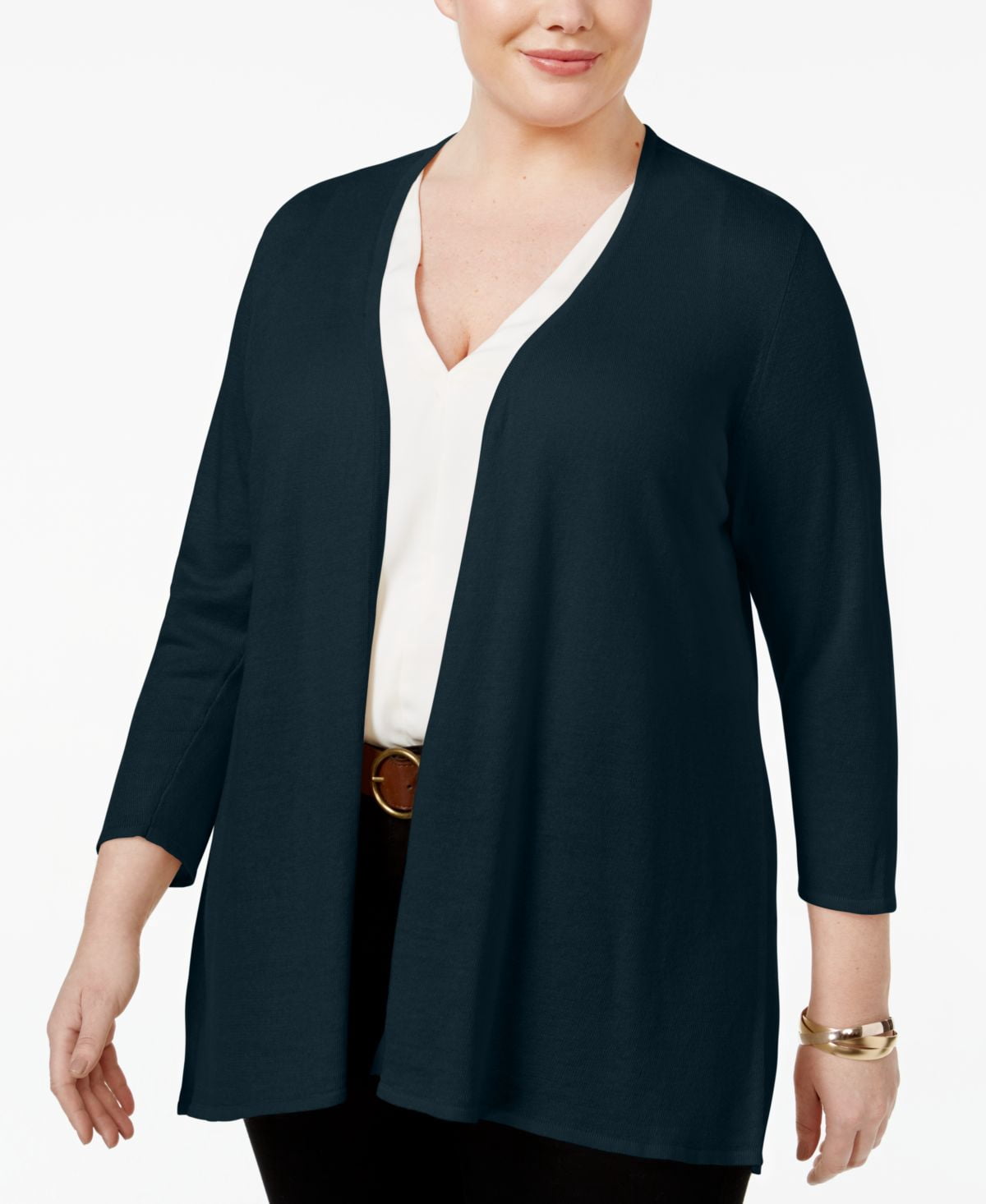 Charter Club Plus Size Pleated-Back 