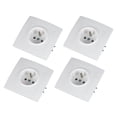thumbnail image 4 of SocADor, Plásstico Con Seguridad Desapasable para desgaste resistente al desgaste de la pared Eléctrica de la pared de salida eléctrica para el HOGAR PARA EL HOGAR, 4 of 7