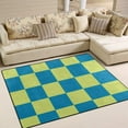 thumbnail image 2 of SKYSONIC Lightweight Soft Area Rugs Checkered Pattern Floor Mat for Kids Playing Room Hardwood Floor Living Room 63x48 inch Nursery Rugs, 2 of 6