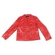 thumbnail image 1 of Chaqueta de cuero PU ANGGREK para mujer abrigo corto con bolsillos laterales, 1 of 7
