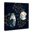 thumbnail image 4 of Stupell Industries Blue Patterned Ornaments Holiday Painting Gallery Wrapped Canvas Art Print Wall Art, 30 x 30, 4 of 8