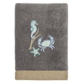thumbnail image 2 of Authentic Hotel and Spa  Turkish Cotton Aaron 3PC Embellished Towel Set Charcoal, 2 of 5