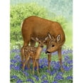 thumbnail image 1 of Carolines Treasures ASA2151CHF Deer & Fawn Flag Canvas House Size, 1 of 4