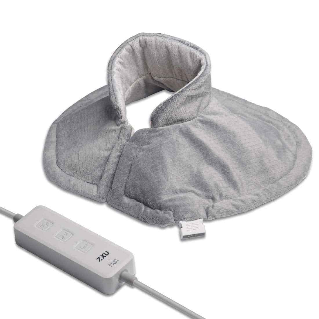 ZXU HP 20" X 25" Neck & Shoulder Plush Pad/Fast Heat Pad for Soothing