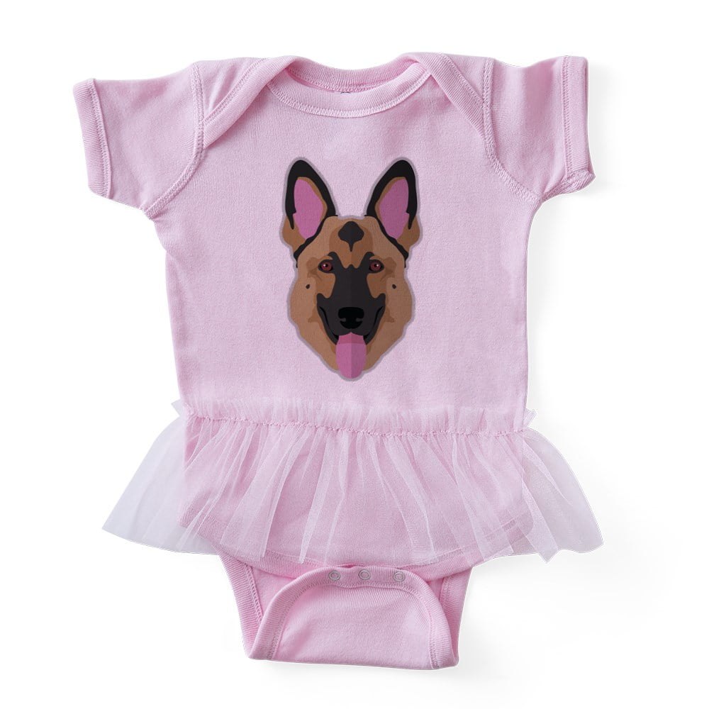 HappyLifea German Shepherd Dog Baby Pajamas Bodysuits Clothes Onesies Jumpsuits Outfits Black