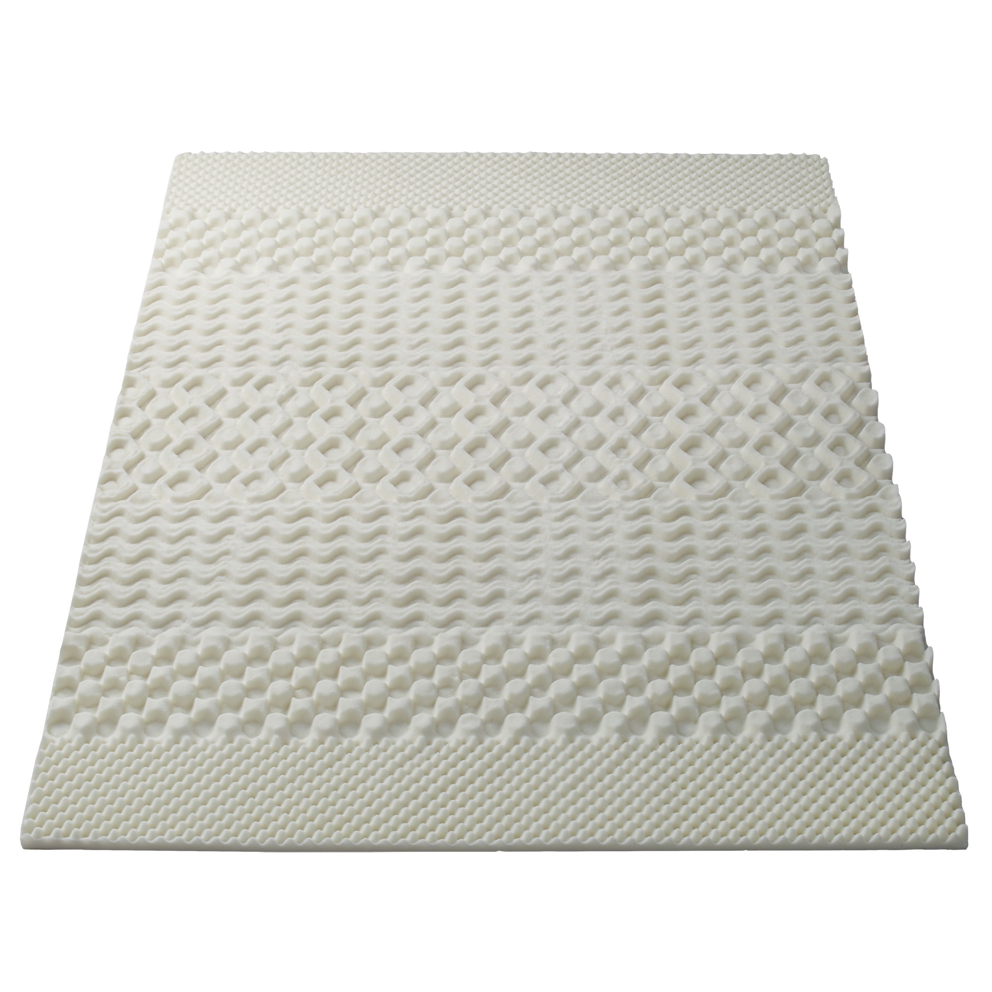 Mainstays 1.25" 7-Zone Mattress Topper, Full