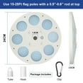 thumbnail image 3 of Solar Flag Pole Light, 136 LED Super Bright Flag Pole Light Outdoor Dusk to Dawn, Solar Flag Night Light for Most 15 to 25 Ft Flagpoles, 2 Modes Brightness, Auto On/Off, 3 of 8