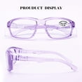 thumbnail image 6 of ProtectX Safety Reading Glasses for Women Men, UV Protection goggles, Anti-Impact Lightweight Glasses, Anti-Fog & Scratch-Resistant, Lilac, +1.5, 6 of 7