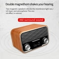 thumbnail image 3 of Radio Bluetooth Retro con AUX/FM, Radio de Respaldo con Antena, Sonido Claro, Altavoz Bluetooth portátil de Alta Altura con Tableta Android Compatible oso de fresa Electrónica, 3 of 5