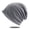Grey, variant on beishanbush Baseball Caps Men's and Women's Lightweight Slouch Beanie Solid Color Knitted Hats Soft Hat for Autumn and Winter Black