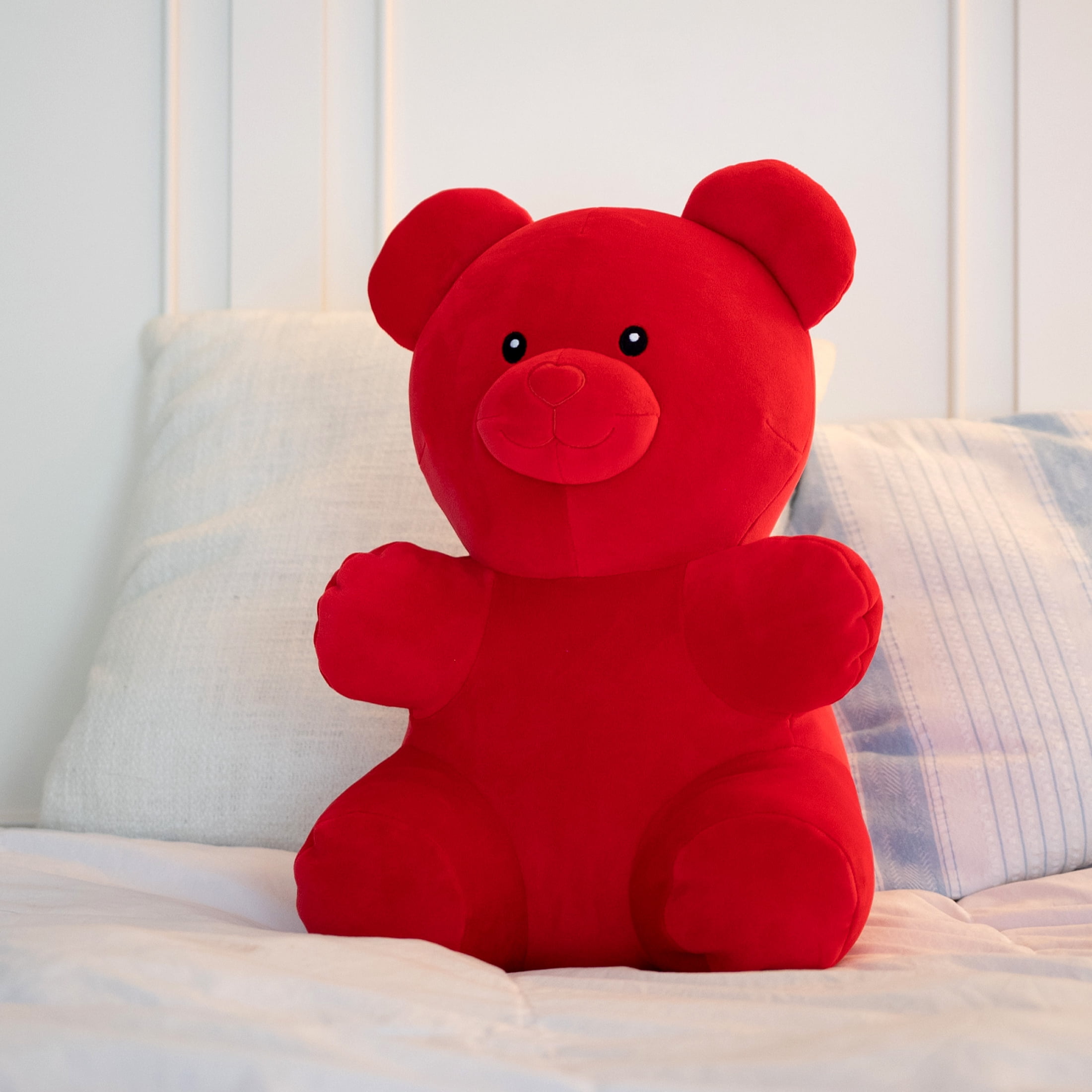 Valentines Day Red Gummy Bear Plush, 16 in, by Way To Celebrate  (图3) Valentines Day Red Gummy Bear Plush, 16 in, by Way To Celebrate  (图3)
