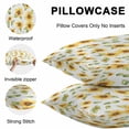 thumbnail image 5 of Throw Pillow Covers 26x26 Inch Set of 2, Summer Sunflowers Waterproof Outdoor Pillow Covers, Watercolor Botanical Floral Leaves Decorative Cushion Pillowcases for Couch, Sofa, Bed, Garden, Patio, 5 of 9