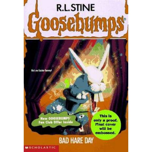 Pre-Owned Bad Hare Day (Goosebumps #41) (Paperback) 0590568787 9780590568784