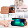 thumbnail image 4 of Decase for iPhone 14 Pro Wallet Case with Card Holder,RFID Blocking,Kickstand,Wrist Strap,Fit Magnetic Car Mount Luxury Leather Back Flip Cover Case for iPhone 14 Pro, Brown, 4 of 8