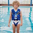 thumbnail image 3 of Gogokids Kids Swim Vest Life Jacket,Toddler Float Swimsuit Buoyancy Swimsuit for Girls/Boys Age 1-9 Years,Blue, 3 of 7
