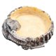 thumbnail image 3 of Comedero para reptiles de agua poco profunda con escalón interior, accesorio para animales pequeños, bandeja de agua de resina versátil de 15 cm de, 3 of 8