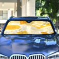 thumbnail image 4 of Universal Fit Accordion Auto Sunshade Windshield Sunshade 55'' x 27.6'' Abstract Summer Background, 4 of 8