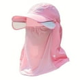 thumbnail image 2 of LOVEVER Sunshade Hat For Women In Summer  Face Mask For Sun Protection  Dust-proof Hat For Cycling  Windproof And Windproof Sun Hat  Retractable Sun Hat  Mother‘S Day  Wedding  Independen, 2 of 4