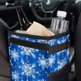 thumbnail image 6 of Snowflake Foldable, with Lid, Leak-Proof, Hanging Storage Bag Car Trash Can - Car Garbage Can - Trash Can for Car, 6 of 6