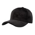 thumbnail image 2 of Velvet Baseball Cap for Women Men Crushed Plain Dad Hat Unstructured Fit, 2 of 4