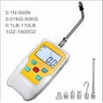 thumbnail image 2 of High-Precision Digital Force Gauge with 5 Probes, 4 Types Units N/Kg/Lb/Oz, Real-time/Peak Switching for Electrical Wires, Chemicals, Textiles, Hardware,20N, 2 of 6