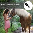 thumbnail image 3 of EXHUMKY 3Pcs Hanging Feeding Net Fixed Rope For Bucket Black Webbing Feeding Solution Stable, 3 of 8