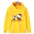 thumbnail image 3 of Sudadera informal con capucha para niños y niñas de 3 a 14 años con dibujos animados de Hello Kitty Sunshine, estilo kawaii, para deportes al aire libre, 3 of 4