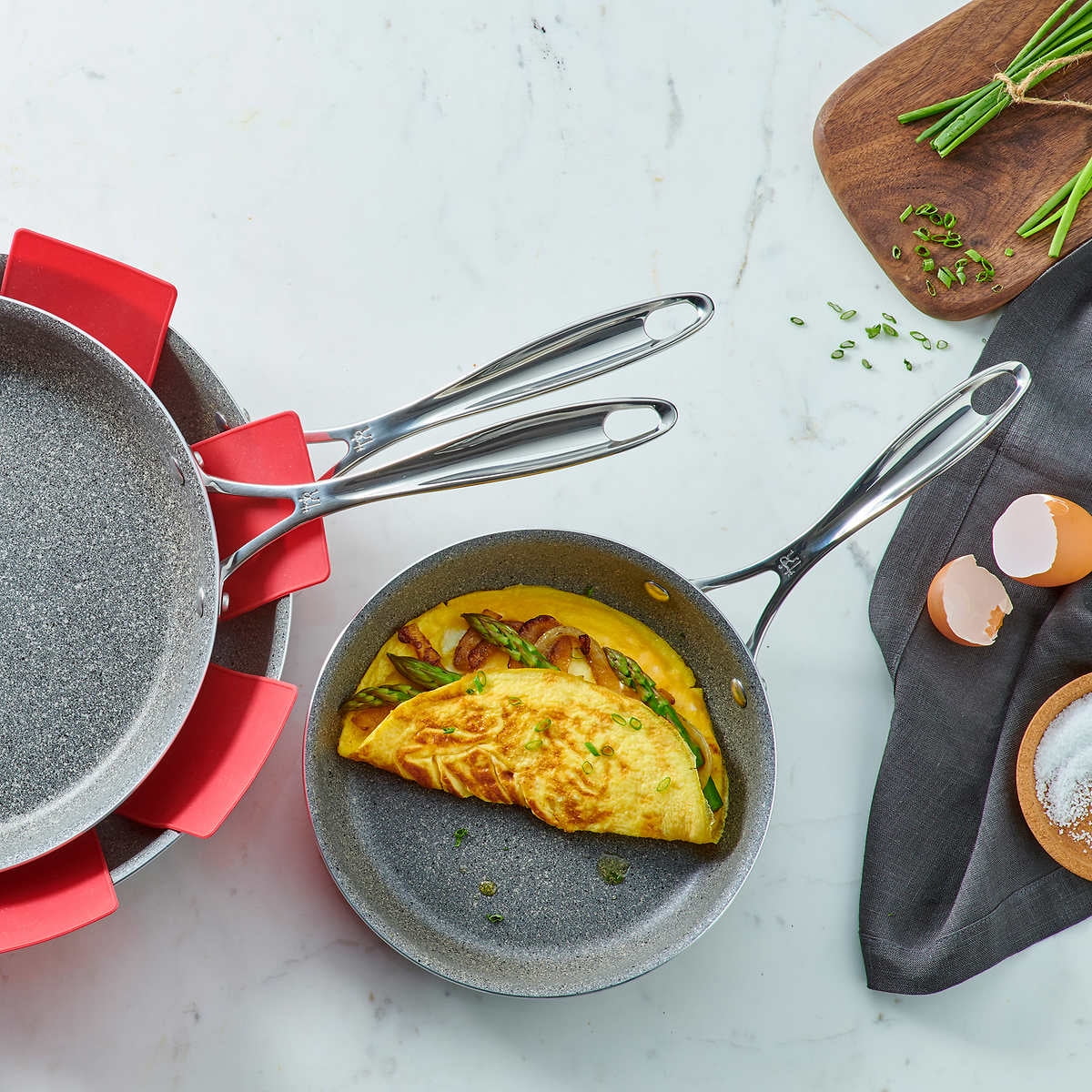 J.A. Henckels International 3piece Capri Granitium Nonstick Fry Pans