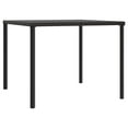 thumbnail image 3 of vidaXL 2 Piece Garden Dining Set with Cushions Black Poly Rattan, 3 of 5