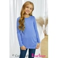thumbnail image 4 of POGLIP Women's Rose Little Girls Long Sleeve Buttoned Side Top, 4 of 6