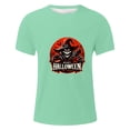 thumbnail image 3 of LIIPEE Short Sleeve Tees For Men Halloween Graphic Crew Neck Casual T Shirts Male Comfortable Breathable Versatile Tshirt,XL, 3 of 4
