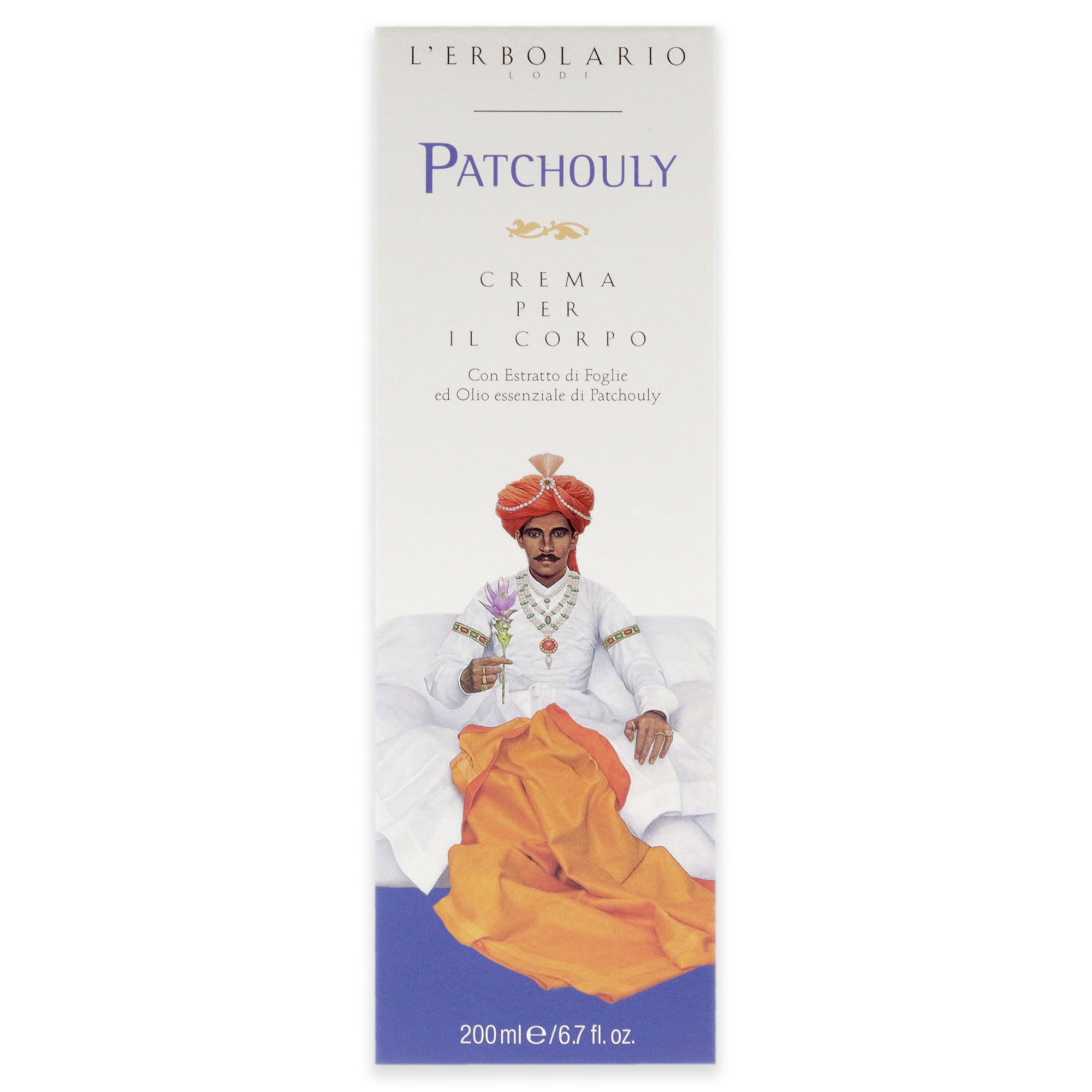 L'Erbolario Patchouli Body Cream Lotion, Body Moisturizer, 6.7 oz
