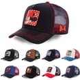 thumbnail image 2 of Gorra de algodón con diseño de anime de alta calidad para hombres y mujeres, gorra de camionero de papá estilo hip hop de alta calidad, gran oferta hola suerte unisex, 2 of 2