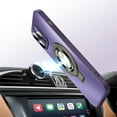 thumbnail image 3 of ELEHOLD for iPhone 14 Pro, Case with Magnetic Invisible Stand,Compatible with MagSafe Shockproof Slim Ring Holder Matte Case Cover, black, 3 of 7