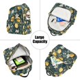 thumbnail image 5 of FORMRS Mini Backpack Purse for Women Quilted Travel Daypack Casual Shoulder Bag, Floral Lemons, 5 of 7