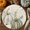 Beige, variant on Thanksgiving Fall Round Braided Placemats Set of 2, Rustic Green White Pumpkin Leaf Script Letter Heat Insulation Place Mats Washable Non-Slip Table Mats for Kitchen Dining Party, 15 Inches