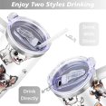 thumbnail image 5 of Gift for Dog Lovers Cute Dog Tumbler for Women - 40oz Dog Tumblers with Handle Straw and Lid Tumbler Cup Travel Coffee Mug, 5 of 7