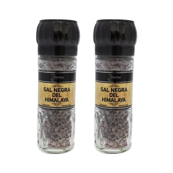 PONTINO Sal Negra Del Himalaya 100g 2 Piezas