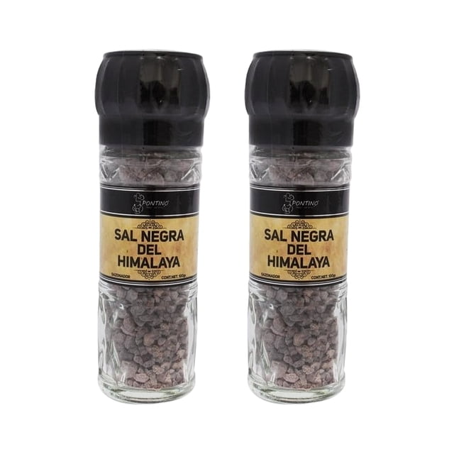 PONTINO Sal Negra Del Himalaya 100g 2 Piezas