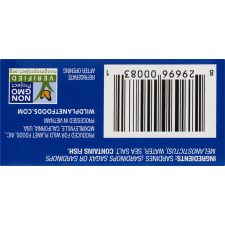 (3 pack) (3 Pack) Wild Planet Sardines in Sea Salt Water, 4.4 oz