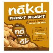Nakd Peanut Delight Gluten Free Vegan Bars, 4 x 1.24oz