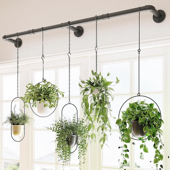 Window Plant Hanger Indoor 63in Hanging Planters for Indoor Plants